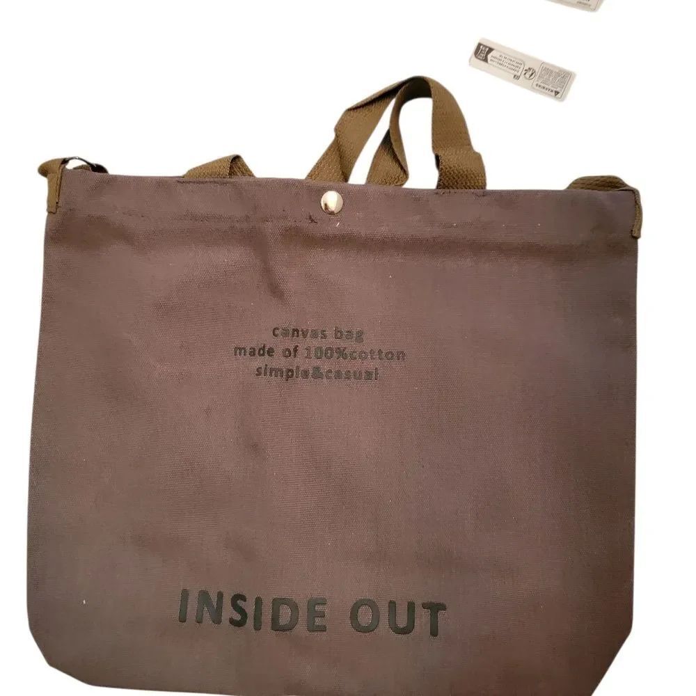 Chic Gray and Tan Hobo Bag - Picture 2 of 6